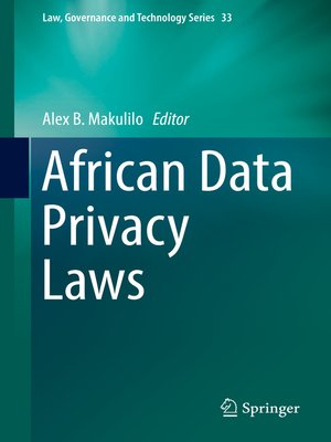 cover image of African Data Privacy Laws